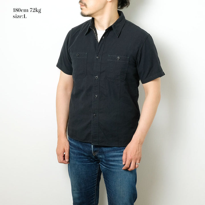 BURGUS PLUS - S/S Beta Chambray Work Shirt - HBP-300CHS