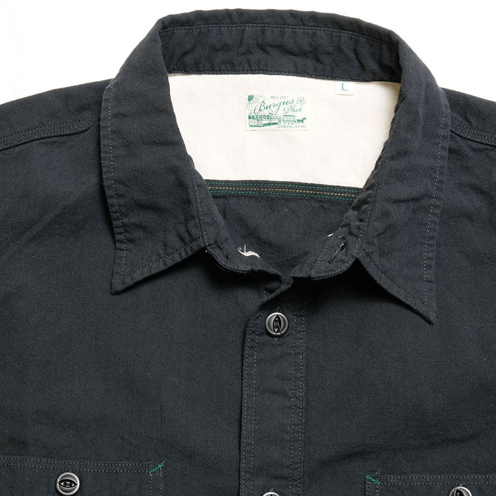 BURGUS PLUS - S/S Beta Chambray Work Shirt - HBP-300CHS