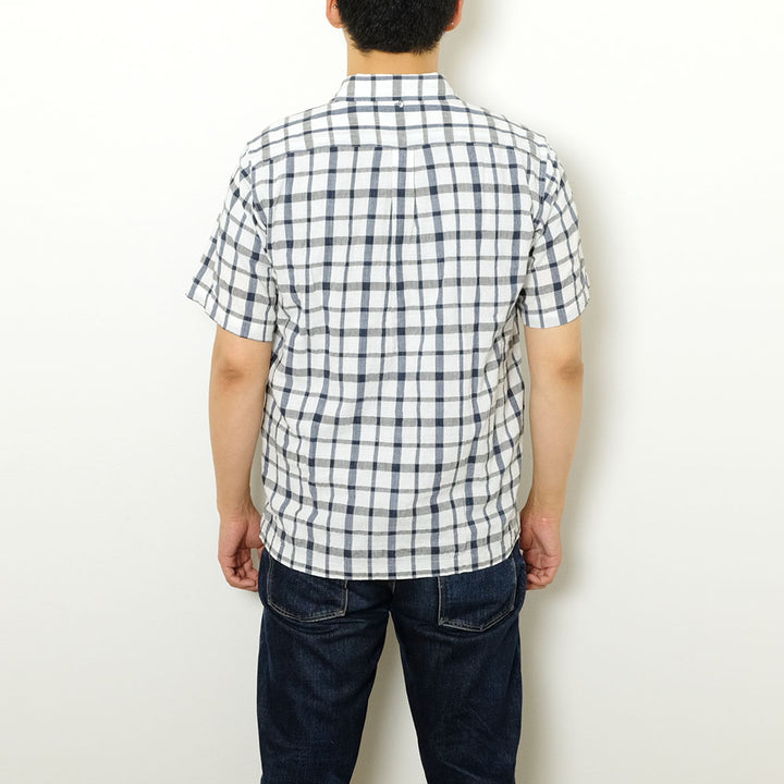 SUN HOUSE - S/S Pull Over Panama Shirt