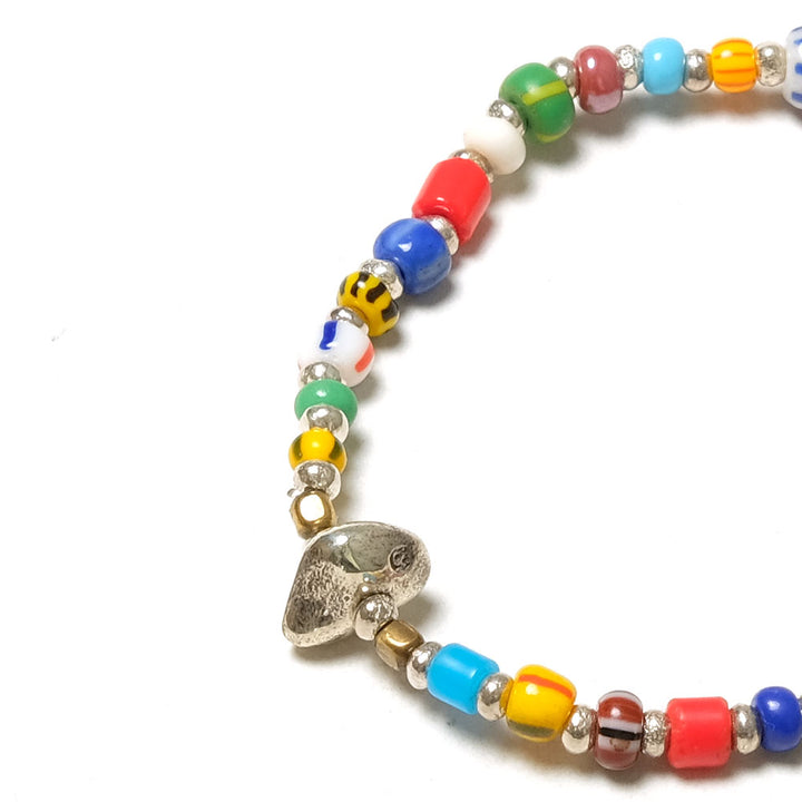 SunKu - Christmas & Silver Beads Bracelet - SK-038